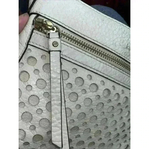 KATE SPADE Perri Lane Reidy Bubbles Crossbody Tan Blush Mauve Leather WKRU2865 - Picture 8 of 8